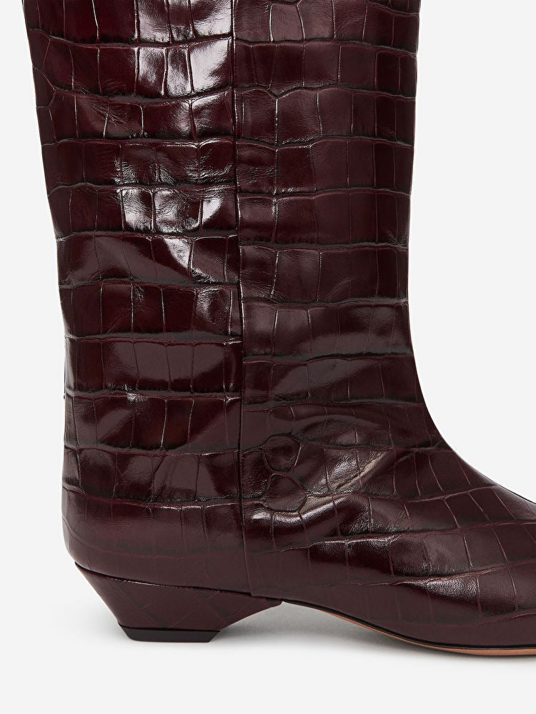 Knee-High Leather Boots