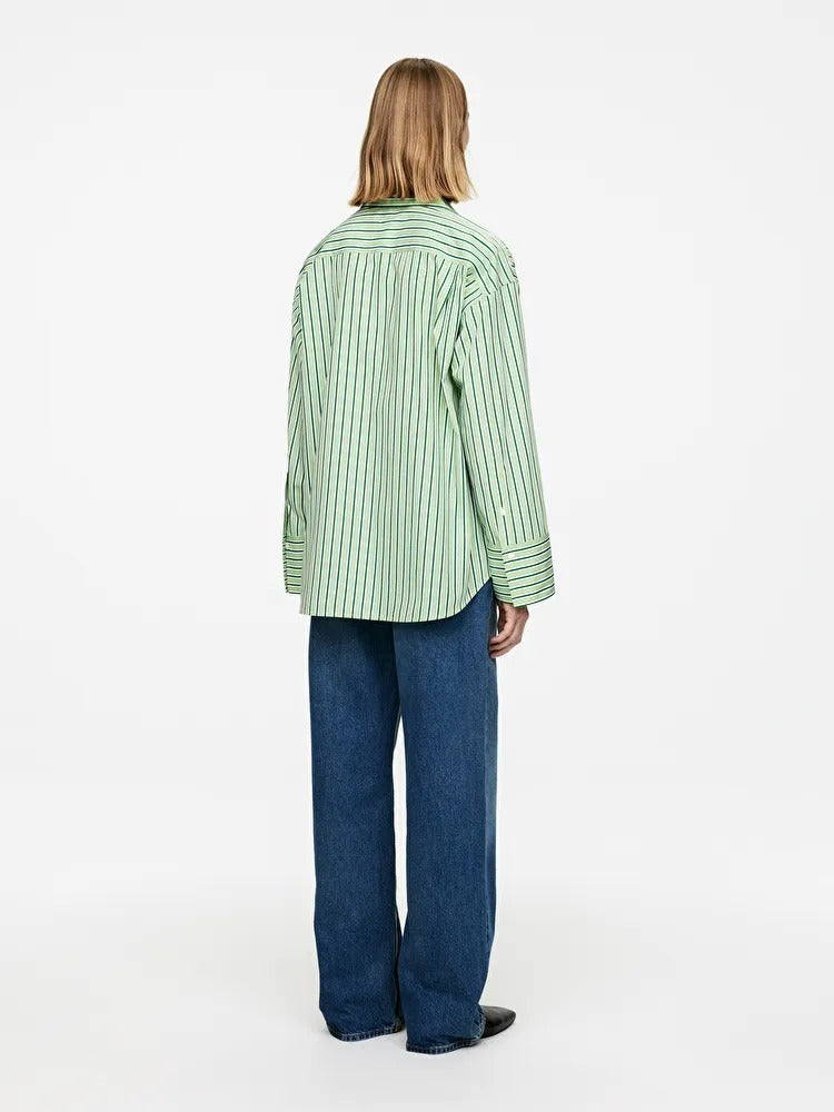 Wide-Sleeve Cotton Shirt