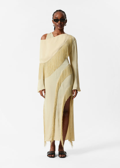 Fringe Maxi Dress