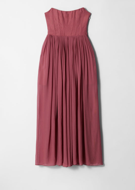 Sheer Corset Maxi Dress
