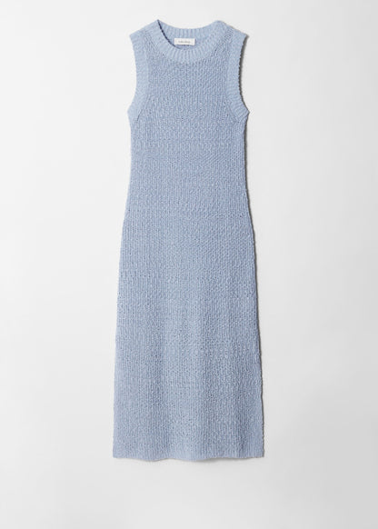 Sleeveless Silk-Blend Midi Dress