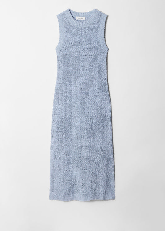 Sleeveless Silk-Blend Midi Dress
