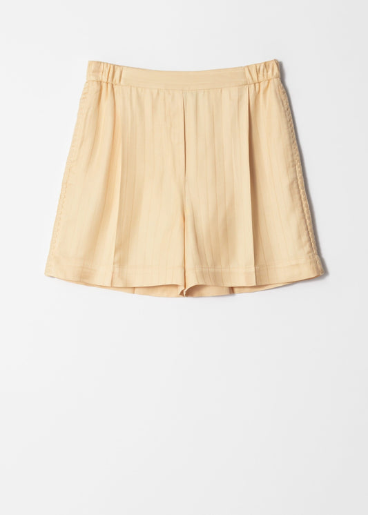 Press-Crease Jacquard Shorts