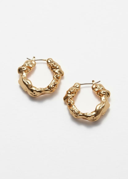 Sculpted Hoop Earrings