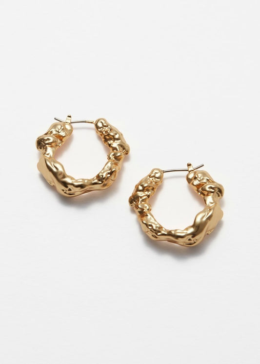 Sculpted Hoop Earrings