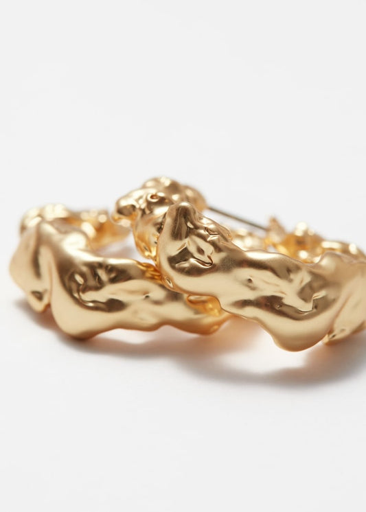 Sculpted Hoop Earrings