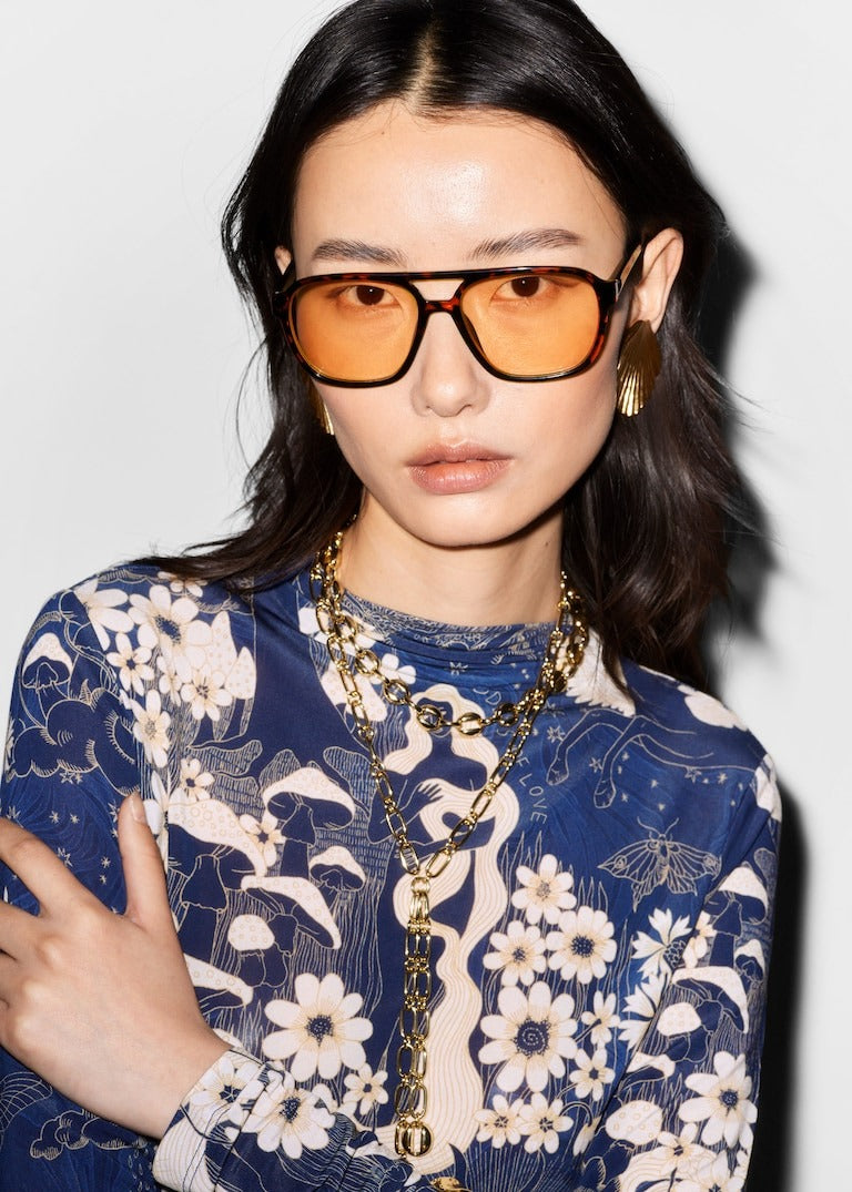 Aviator-Frame Sunglasses
