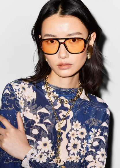 Aviator-Frame Sunglasses