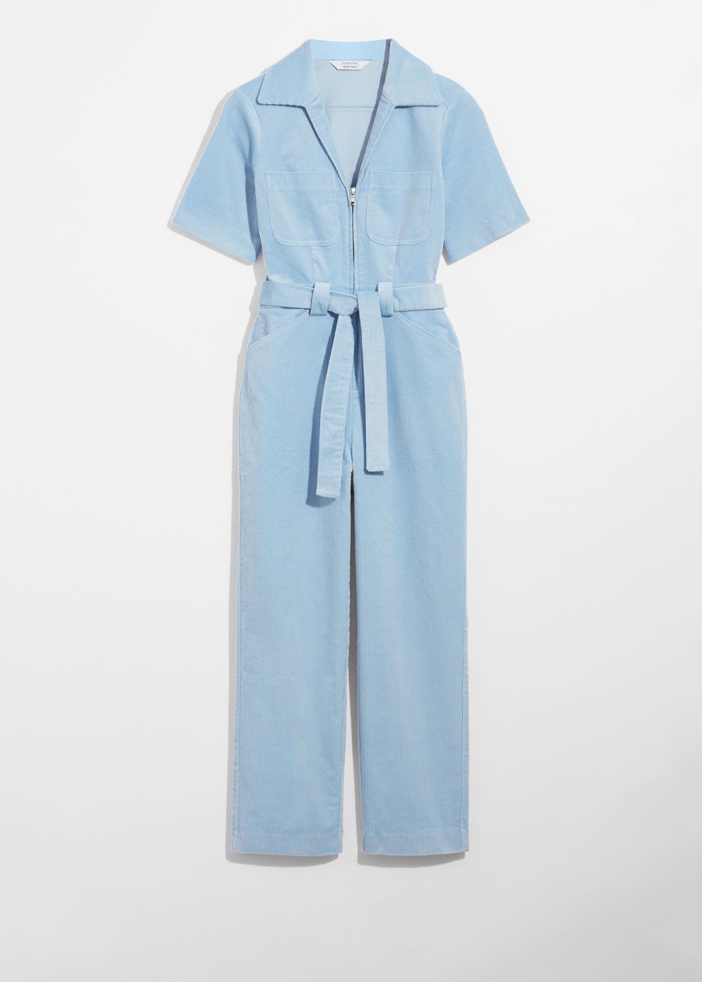 Belted Corduroy Jumpsuit