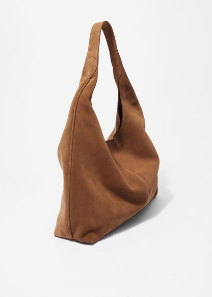 Classic suede tote bag