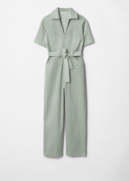 Belted Corduroy Jumpsuit