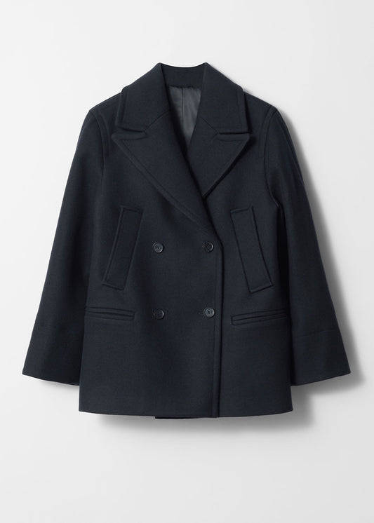 Tailored Wool Pea Coat