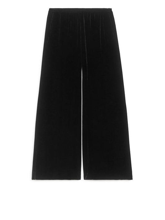 Relaxed Velvet Trousers