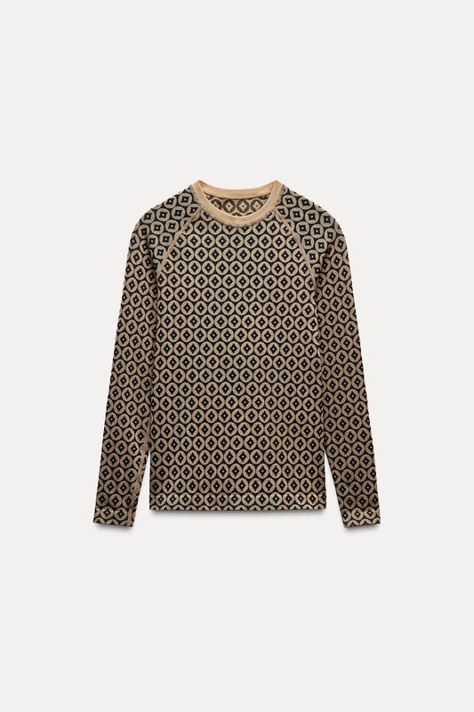 Ski Collection THERMOLITE® thermal jacquard t-shirt