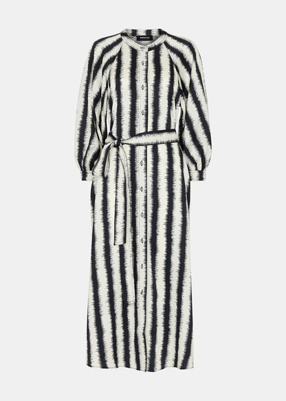 Ivory/Multi Hazy Stripe Mabel Dress