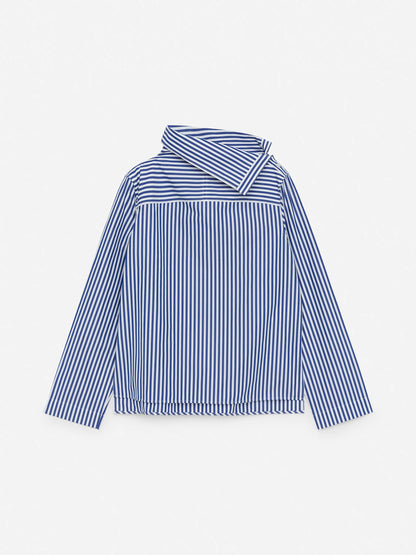 Fold-Collar Blouse