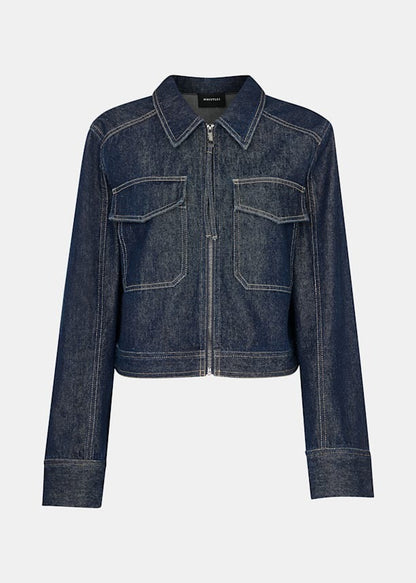 Dark Denim Suzana Western Denim Jacket