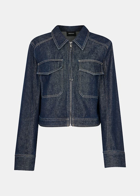 Dark Denim Suzana Western Denim Jacket