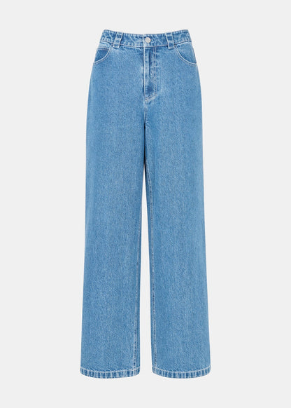 Denim Relaxed Straight Leg Jean