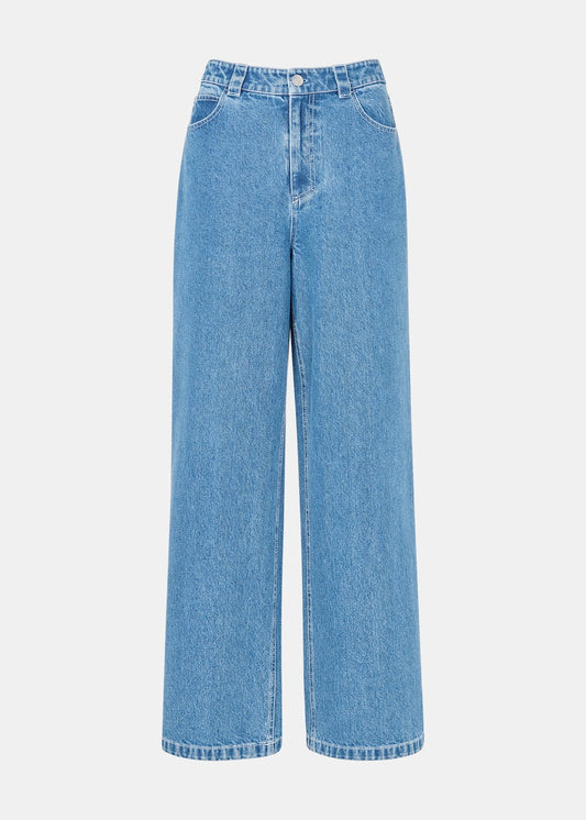 Denim Relaxed Straight Leg Jean