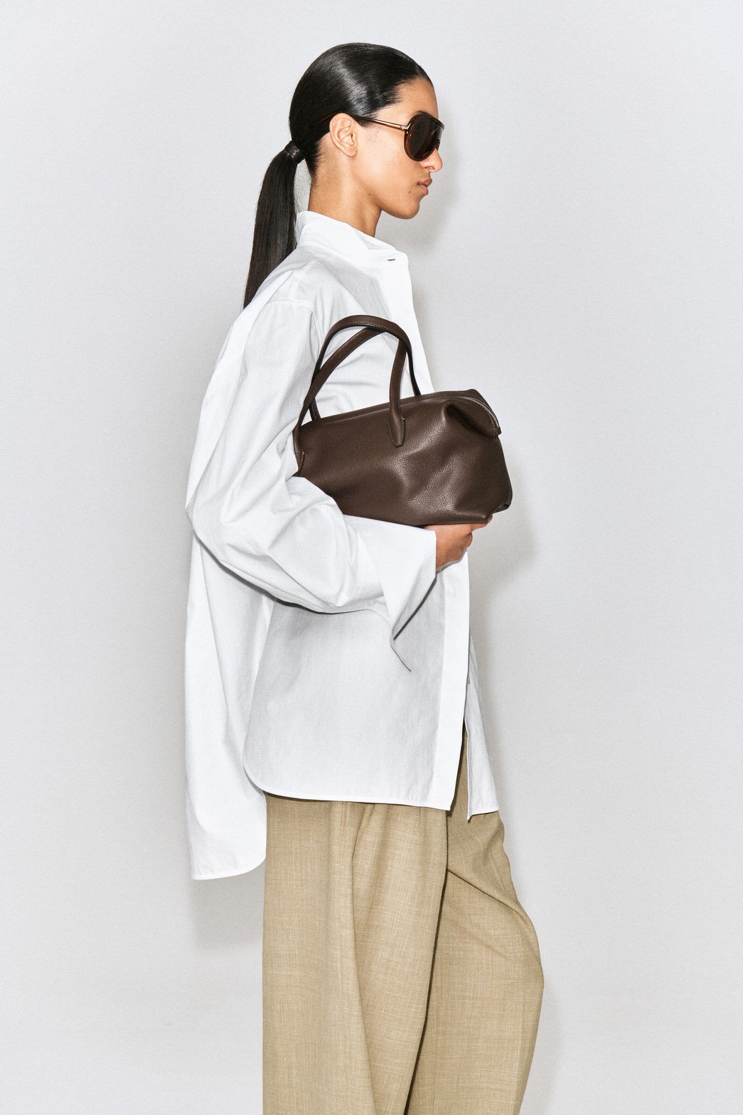 Montmartre Leather Bowling Bag