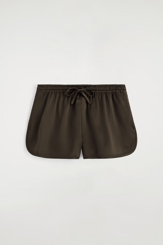 Satin Track Shorts