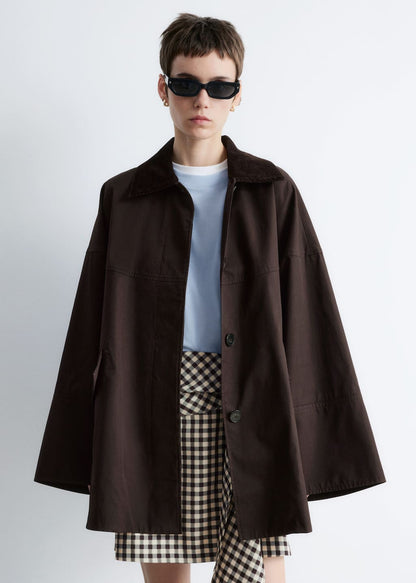 Oversized A-line Country Jacket