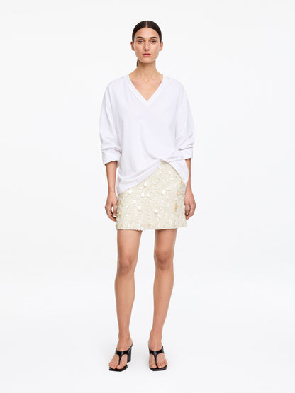 Embellished Mini Skirt