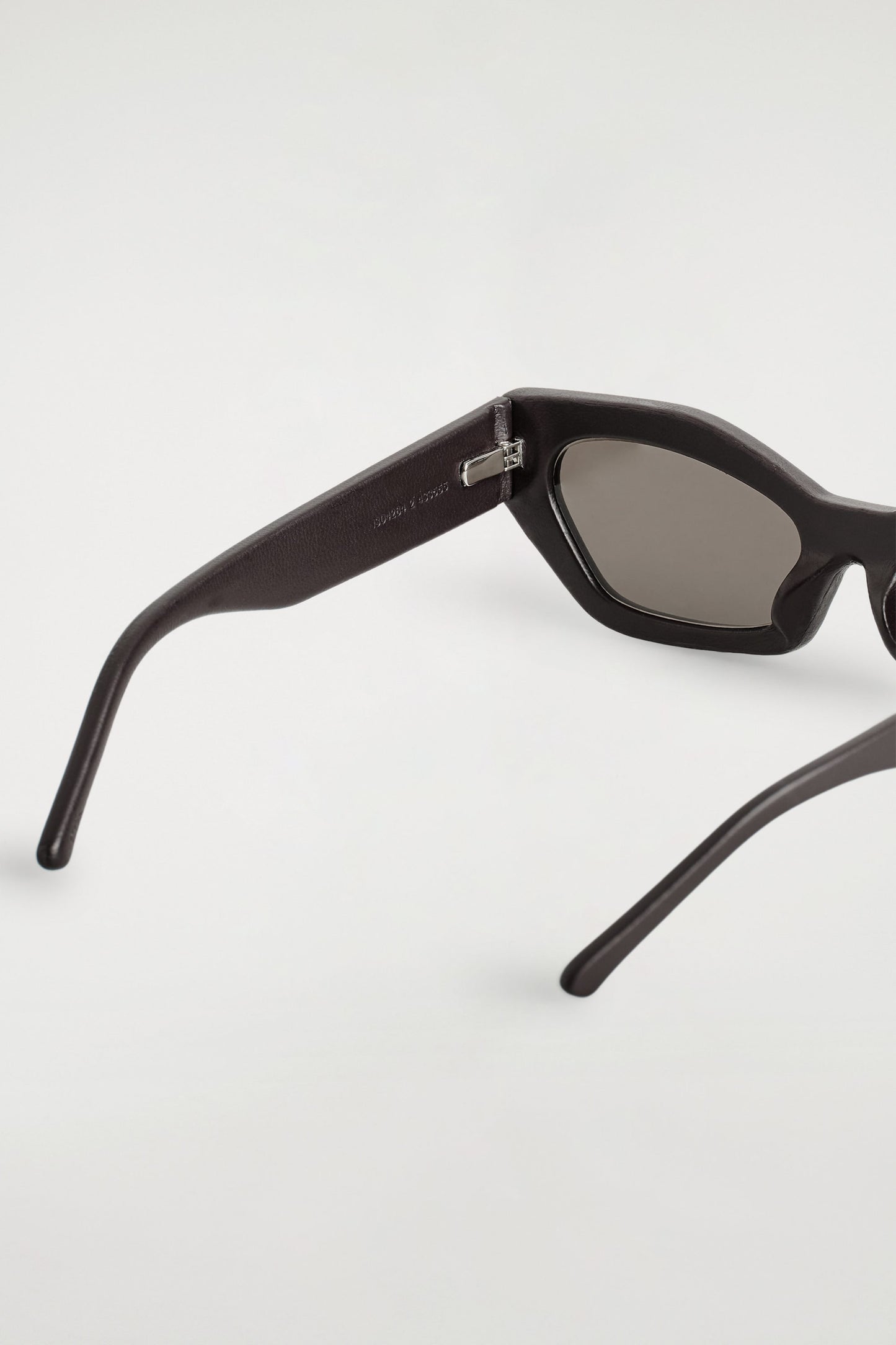 Leather Cat-Eye Sunglasses