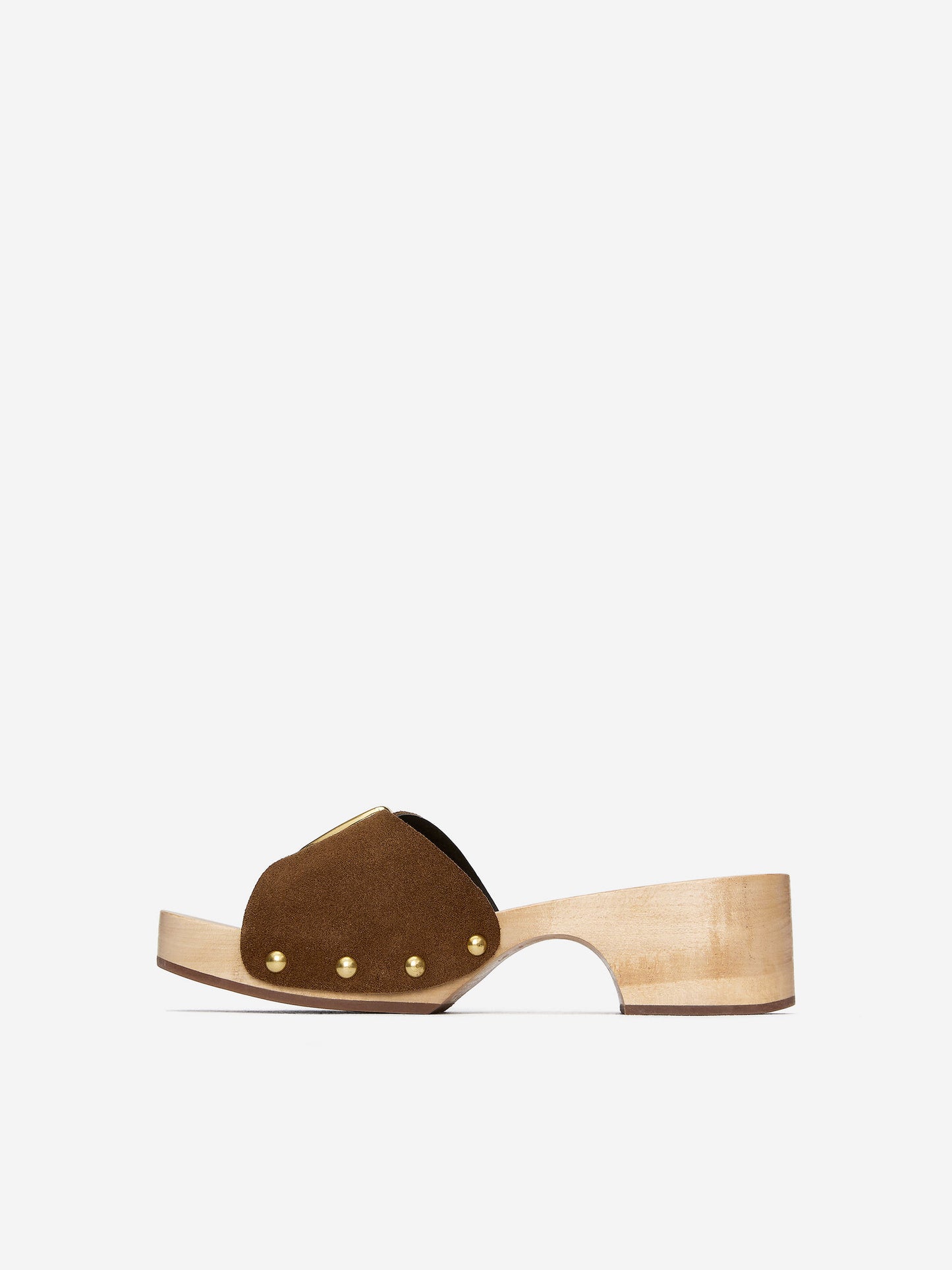 Suede Clogs