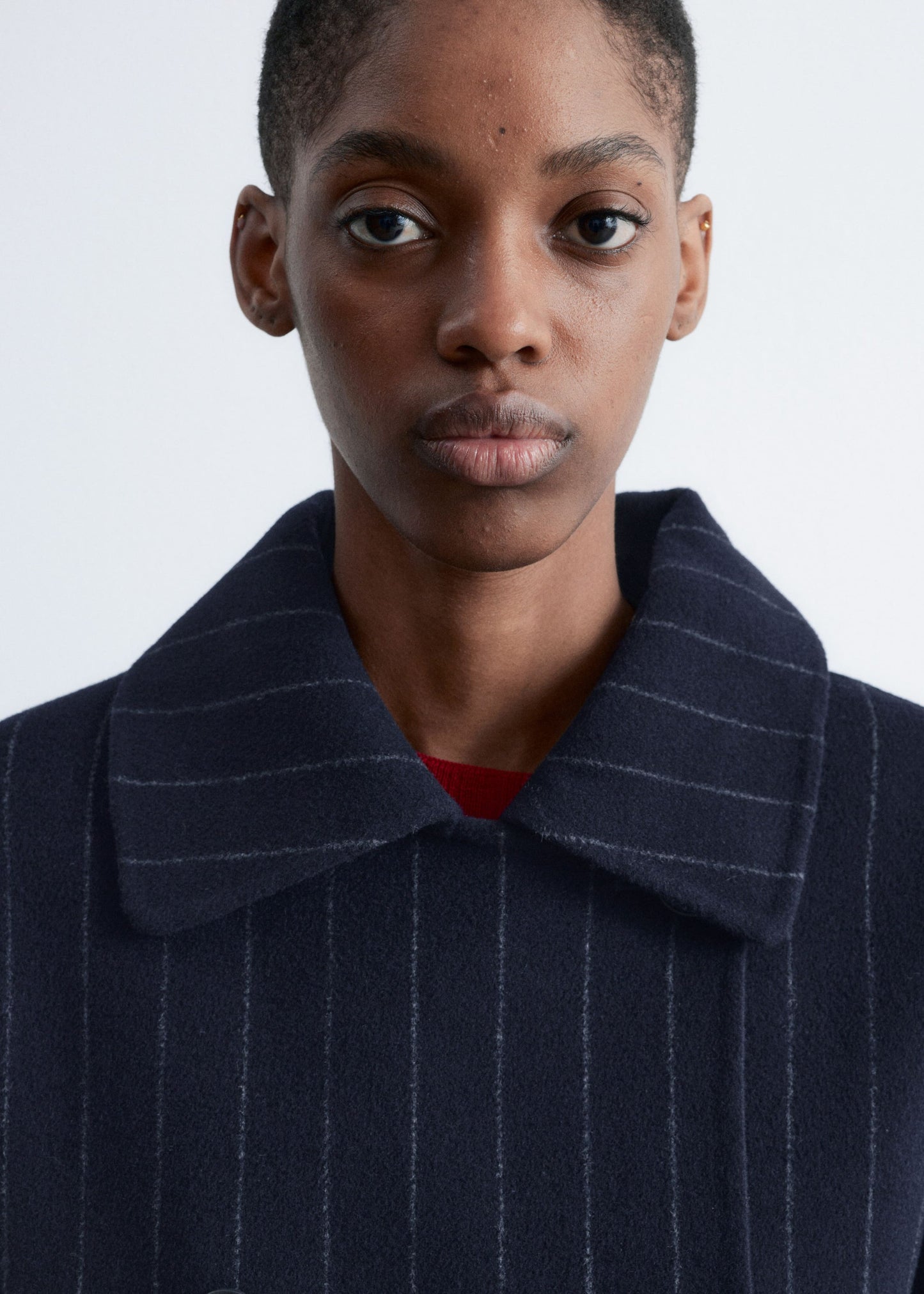 Cocoon-Shaped Wool Jacket