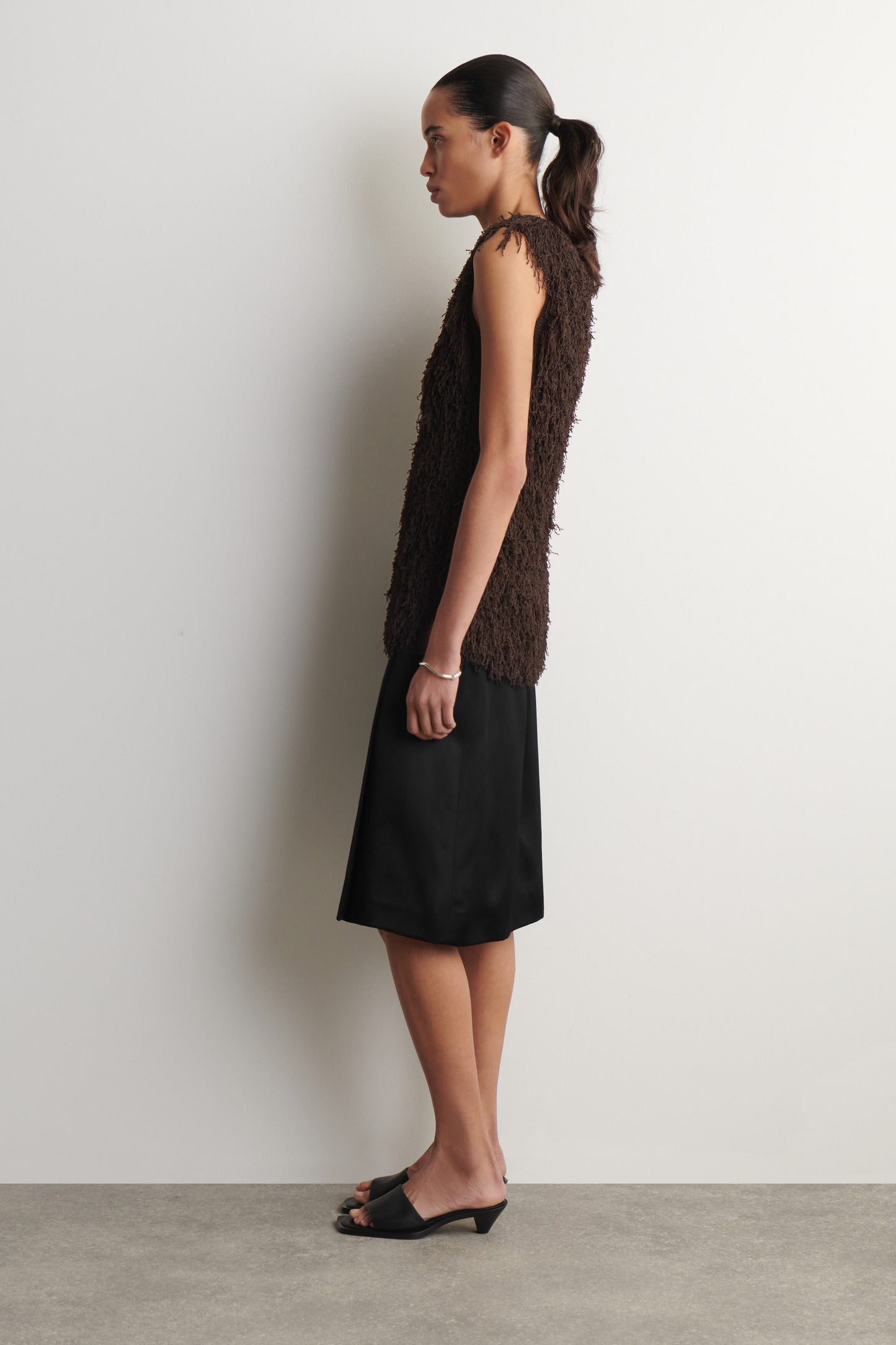 Fringed Knitted Top
