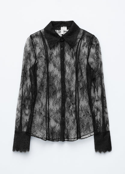 Tapered Lace Shirt