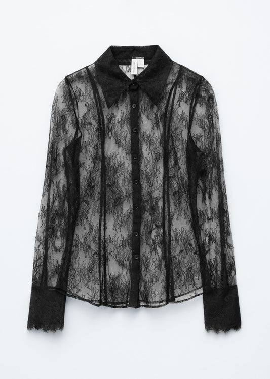 Tapered Lace Shirt