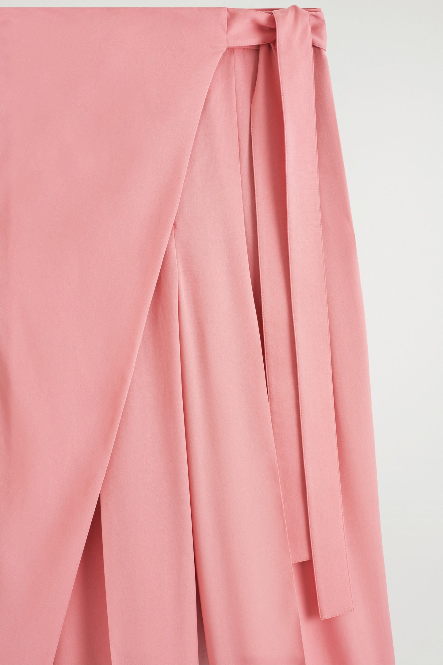Fluid Wrap-Front Trousers
