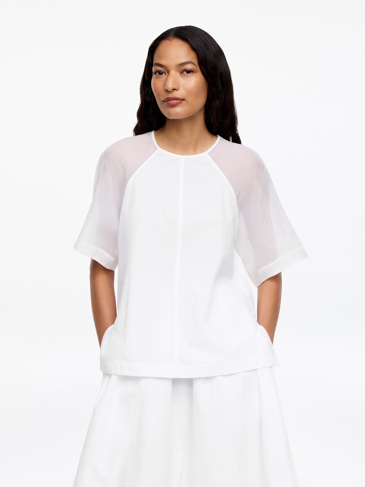 Cotton-Silk Top