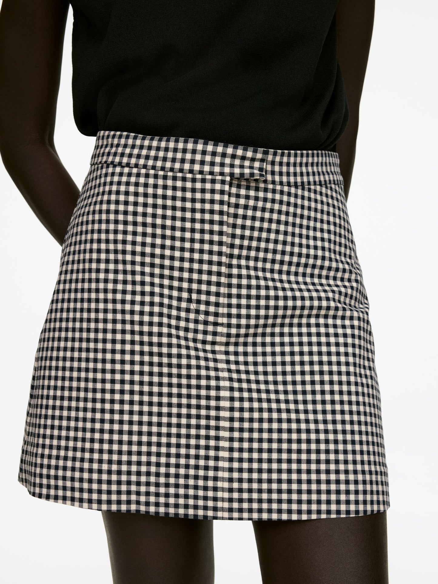 Mini Gingham Skirt