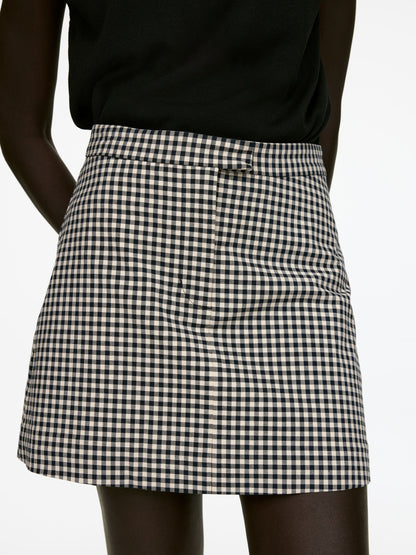 Mini Gingham Skirt