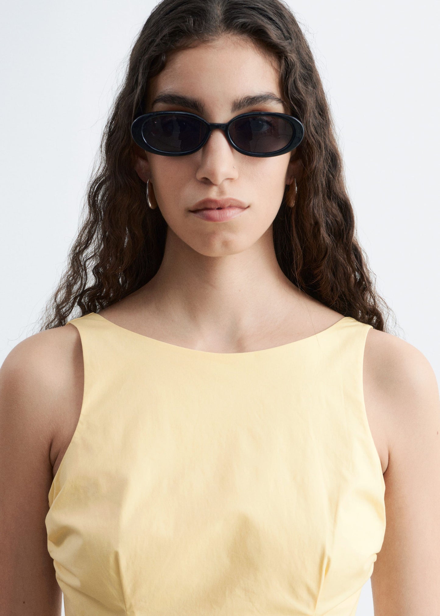 Tie-Back Midi Dress