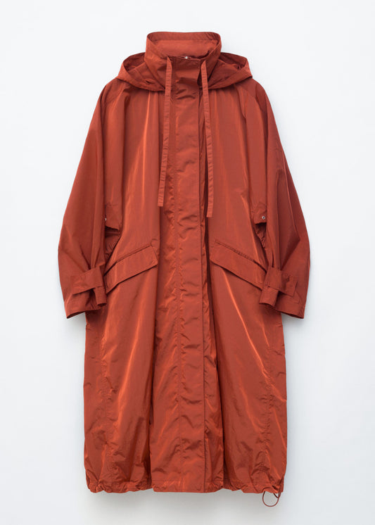 Technical Nylon Hooded Parka