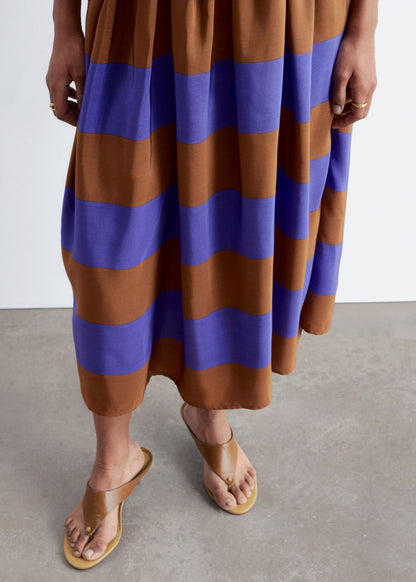 Silk Midi Skirt