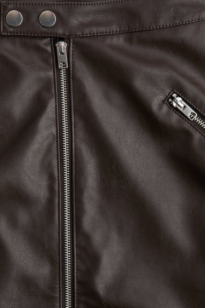 Coated A-line skirt
