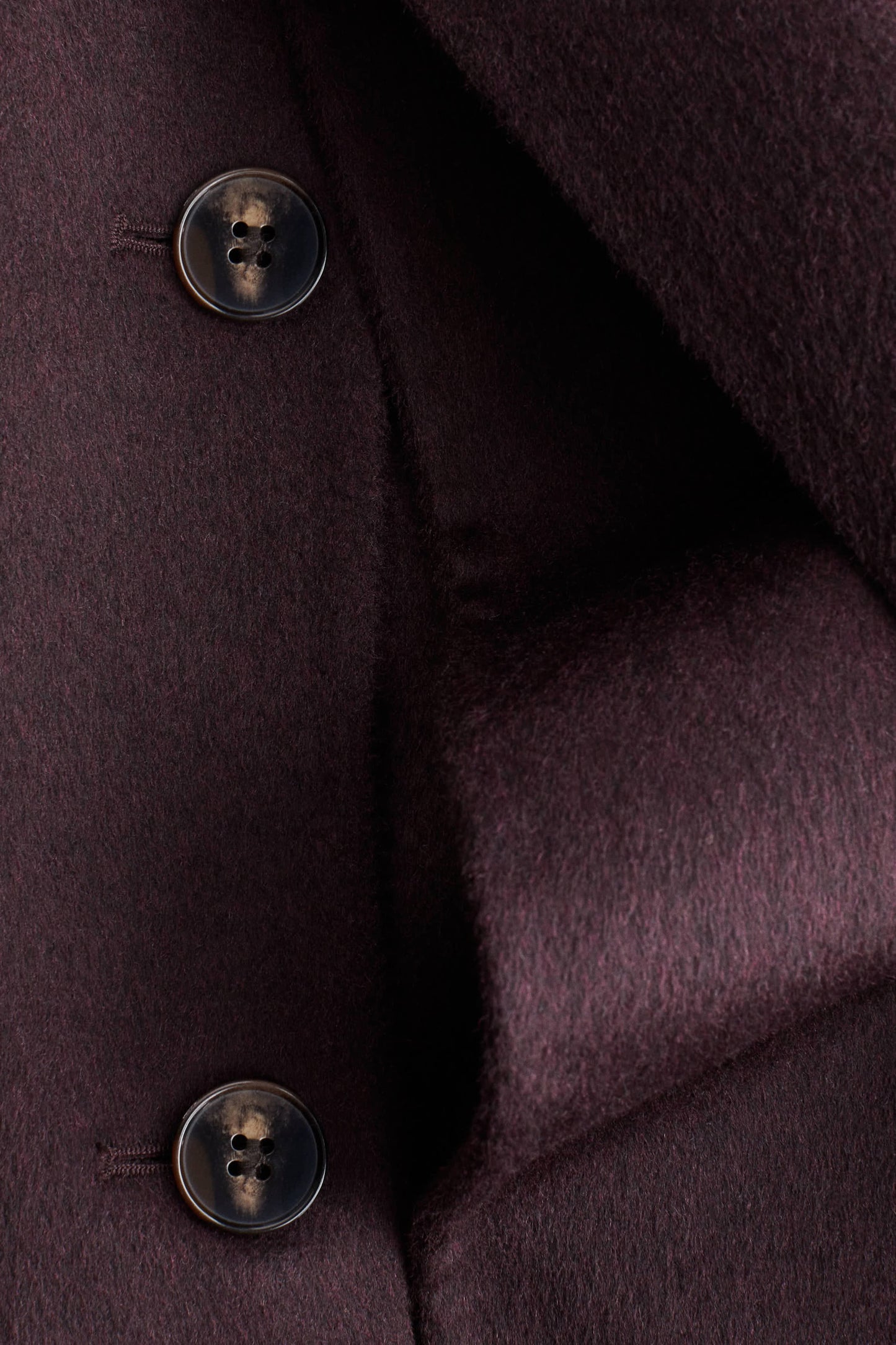 Handmade wool-blend coat