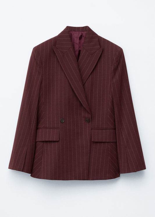 Double-Breasted Wool Blazer