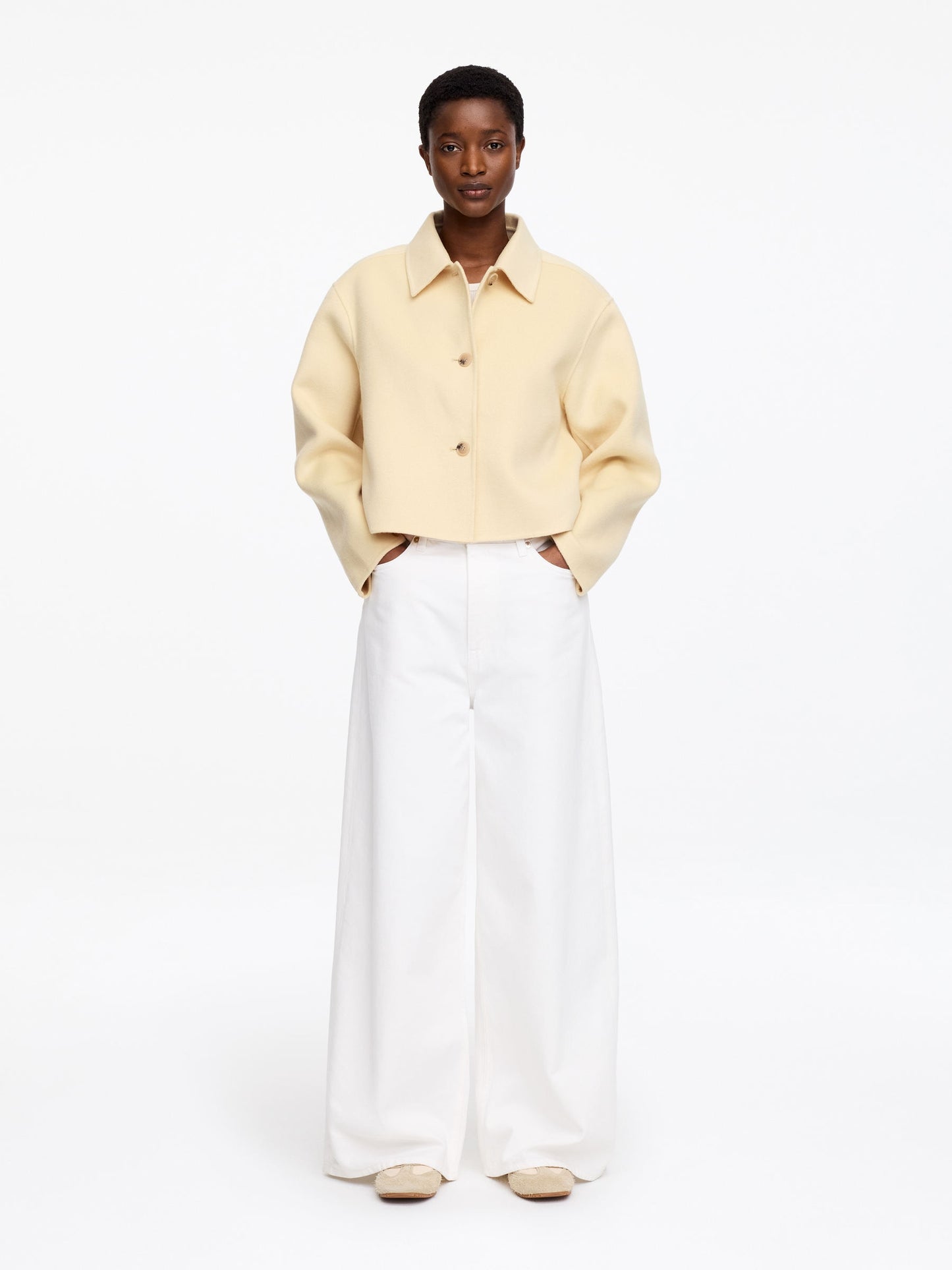 Doublé Wool-Blend Overshirt