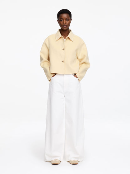 Doublé Wool-Blend Overshirt