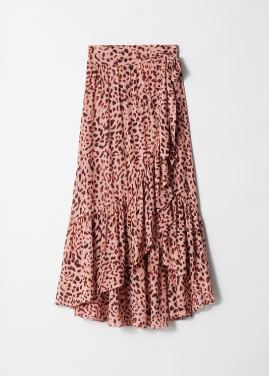 Wrap Midi Skirt