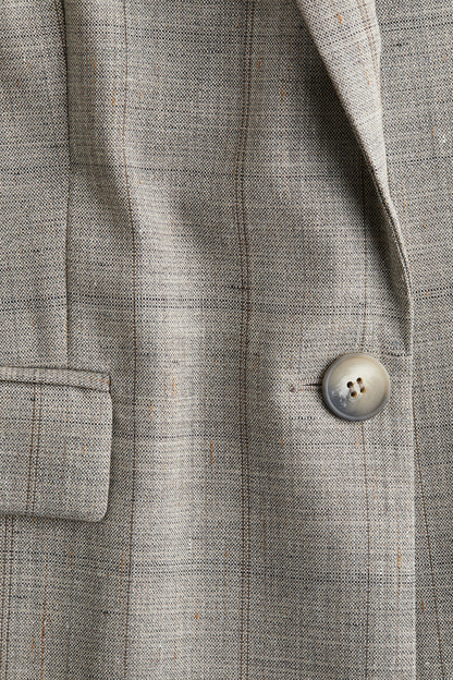 Wool-blend blazer
