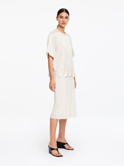 Silk Satin T-Shirt