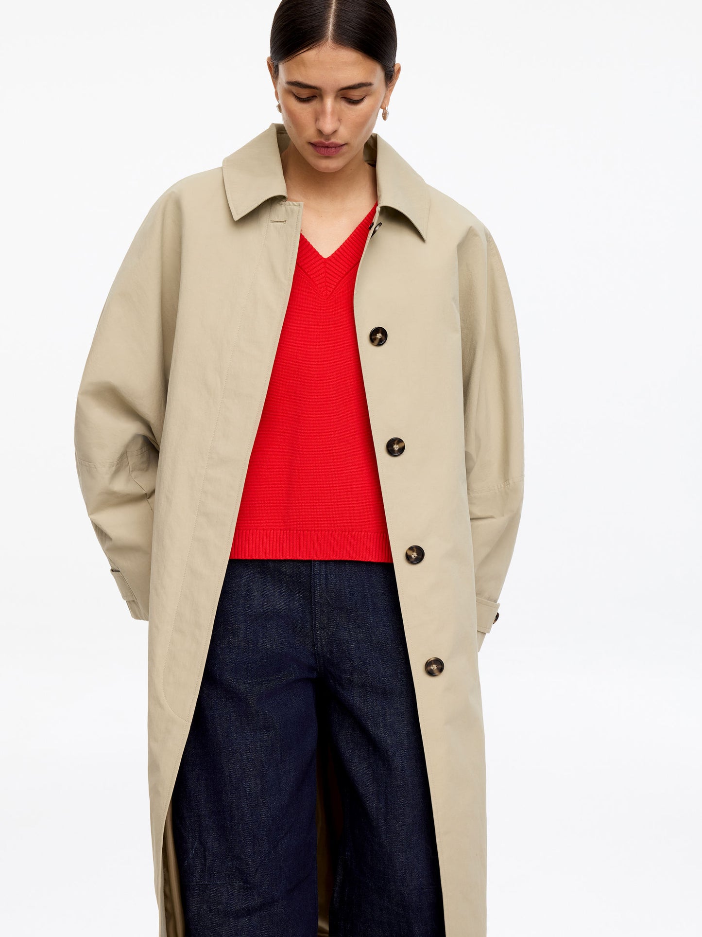 V-Neck Cotton Jumper